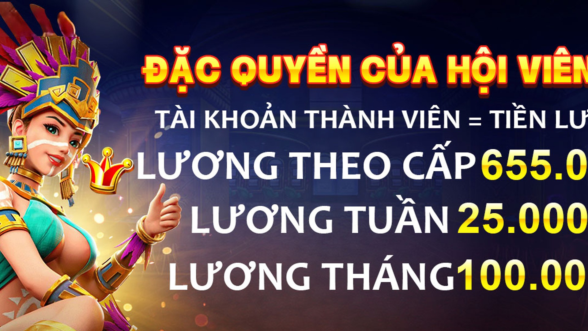 Hình ảnh đại diện Câu lạc bộ VIP kkwin với các đặc quyền vàng