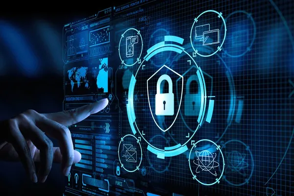 Minh họa trừu tượng về quy trình thu thập dữ liệu an toàn của KKWIN